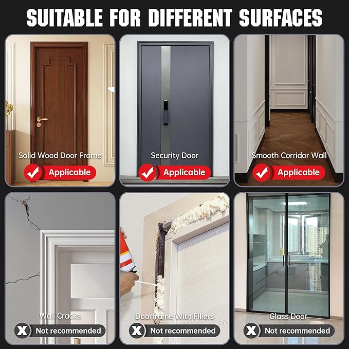 leikefitness Pull-Up Bar For Door Frame Chin Up Bar Upper Body Workout - Indoor Portable Training Pull-Up Bars - Adjustable 27.5"- 39" Width Locking Mechanism