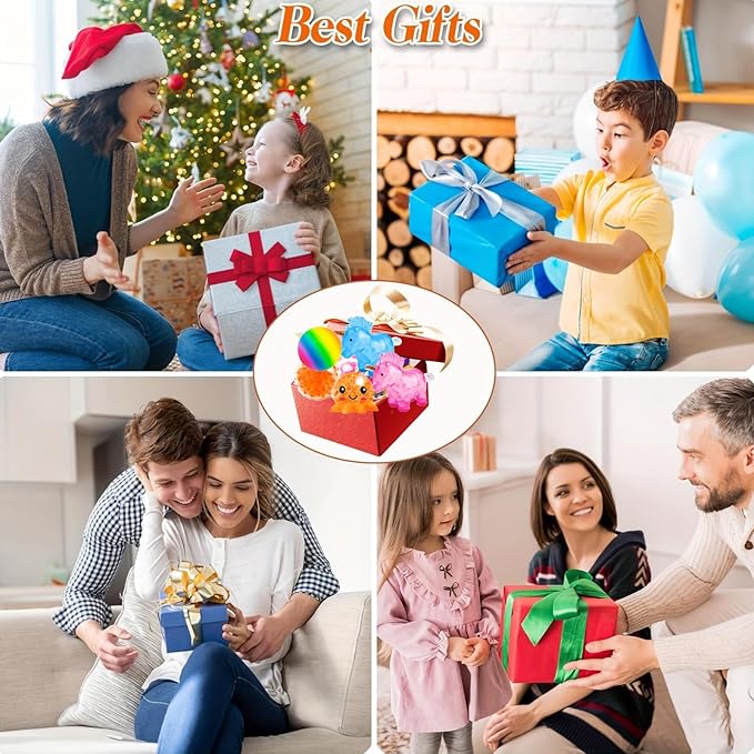 30Pcs Large Stress Balls, Squeeze Toys Squishy Balls ,Fidget Sensory Toys for Adults Anxiety Relief ,Party Favors Christmas Easter Birthday Party Supplies Goodie Bag Stuffers Classroom Prizes