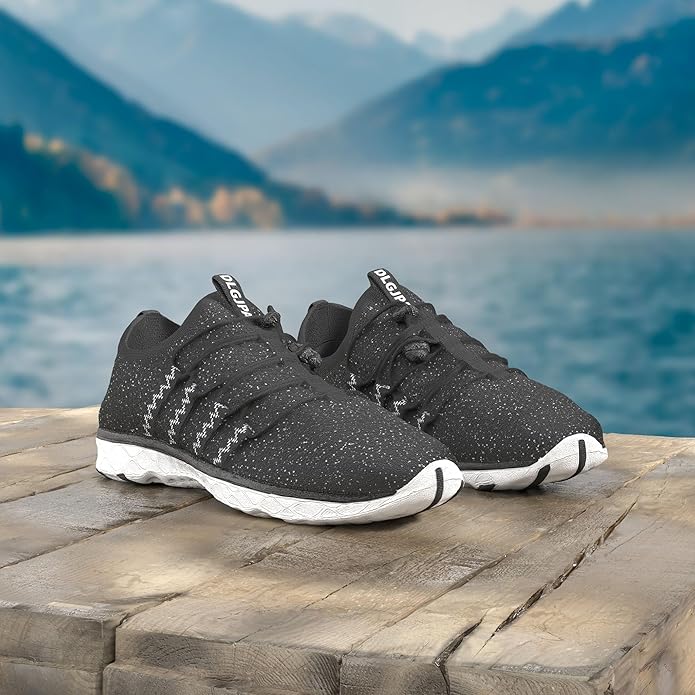 DLGJPA Men's Lightweight Quick Drying Aqua Water Shoes Athletic Sport Walking Shoes