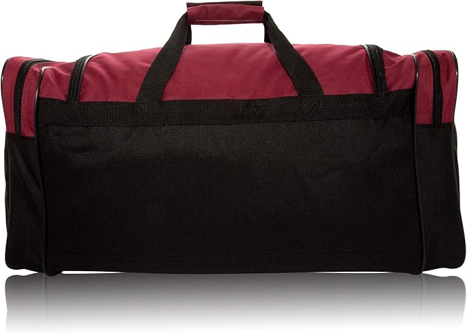 DALIX 25" Extra Large Vacation Travel Duffle Bag (Black, Grey, Navy Blue, Red, Camo)