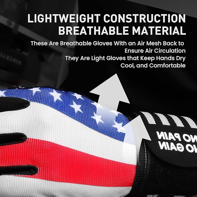 FINGER TEN Weightlifting Workout Gloves Full Half Finger with Wrist Strap Support, Padded Grip for Weight Lifting Gym Fitness Exercise Training Men Male
