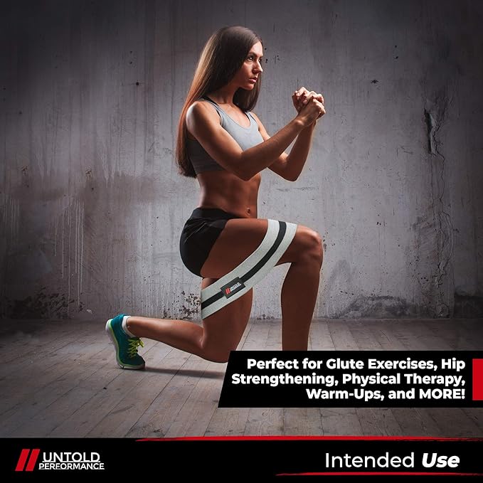 Heavy Resistance Bands - Hip Bands for Working Out, Premium Exercise Bands Resistance, Durable Resistance Bands for Strength, Flexibility & Glute Workouts