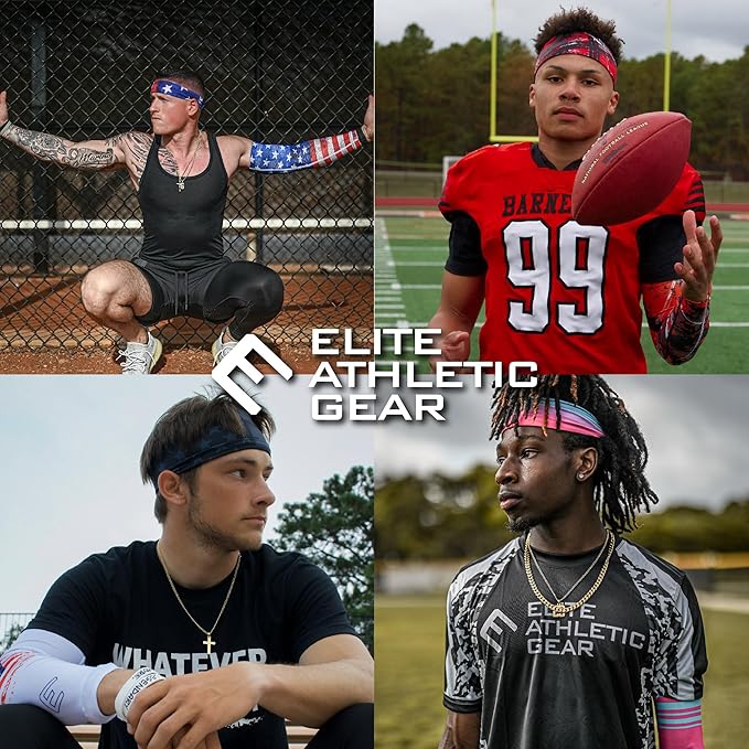 Elite Athletic Gear Unisex Headband/Sweatband. Multiple Designs! Sports, Fitness, Working Out, Yoga.