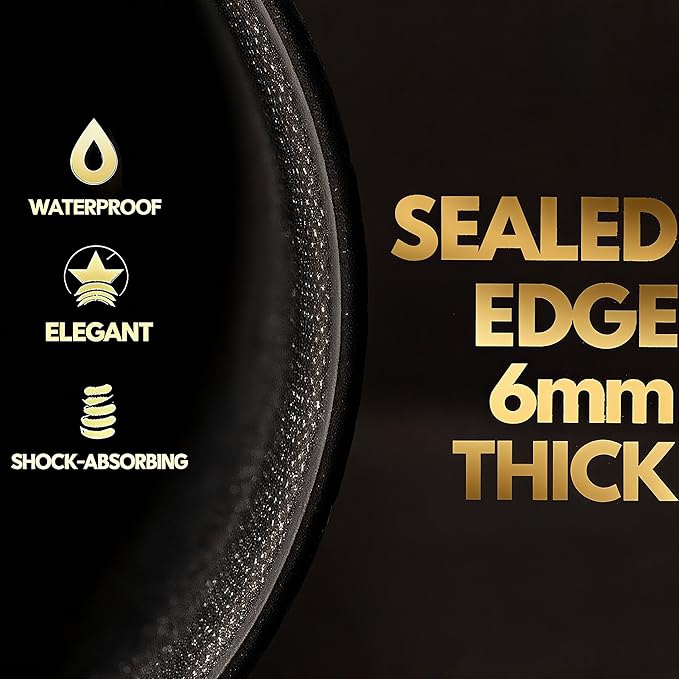 Foldable Treadmill Walking Pad Mat for Carpet Floors,72" x 30" 6mm Thick Treadmill Mat for Hardwood Floor,Indoor Exercise Stationary Bike,Elipitial, Gym Equipment, Noise Shock Absorption