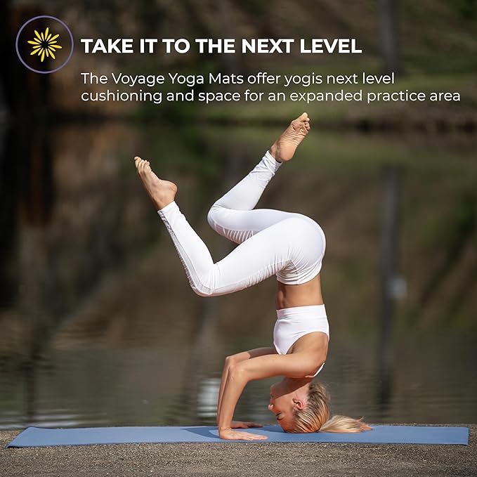 Sunshine Yoga Voyage Yoga Mat, 6 Pack, 72" x 24" Professional Studio and Gym Bulk Yoga Mats, 5mm Thick, Durable, Anti-Tear, Non Slip Fitness and Exercise Mats