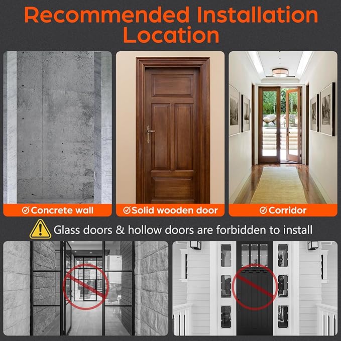 Pull Up Bar for Doorway - Max Capacity 440 lbs, Portable Upper Body Workout Bar for Strength Training