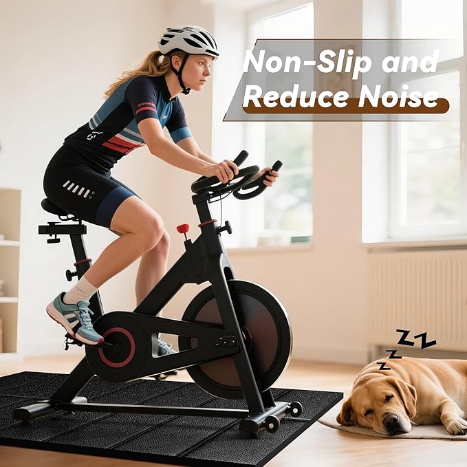 Walking Pad Mat – 68" x 24", 1/4" Thick Non-Slip Treadmill Mat for Carpet Floors & Hardwood, Shock Absorbing Exercise Mat & Under Treadmill Mat for Floor Protection in Home Gym