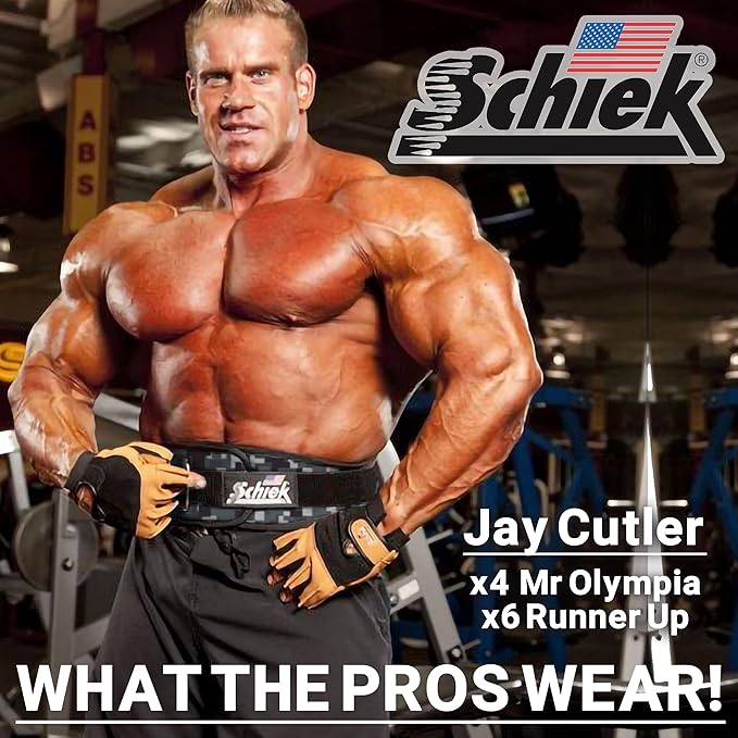 Schiek Sports 2006 Nylon 6 Inches Weight Lifting Belt - Support Belt for Power Lifting