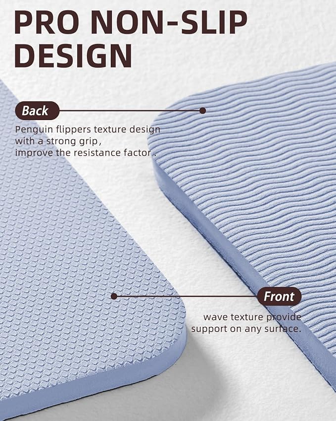 YOTTOY Yoga Mat, 72"x 32"x1/3" Extra Wide Non-Slip Exercise Fitness Yoga Mats,Eco-Friendly TPE Exercise Mats for Women Men Home Workout with Strap Bag