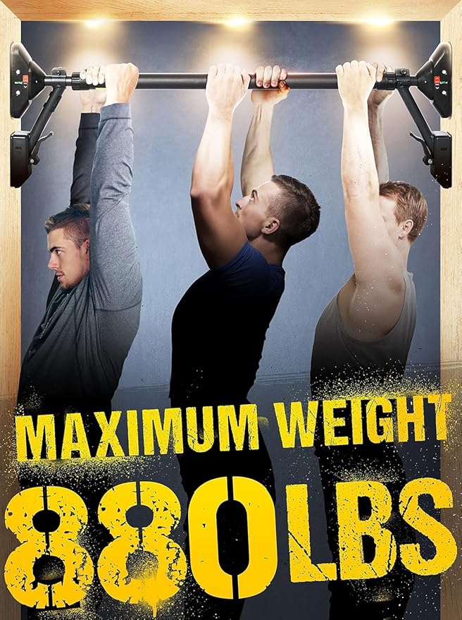 Pull Up Bar/Chin up bar Upper Body Workout Bar, Super load-bearing: Dual Security Locking, Two-way Support