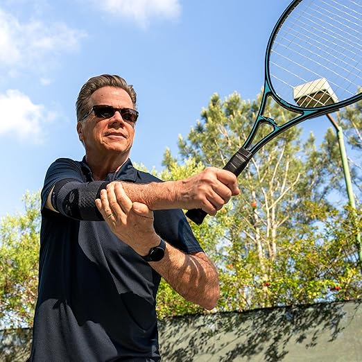OrthoSleeve Tennis | Golfer's Elbow Brace for tendonitis, medial and lateral epicondylitis and general forearm and elbow pain