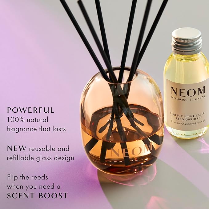 NEOM- Reed Diffuser (Reed Diffuser 100ml, Perfect Night's Sleep)