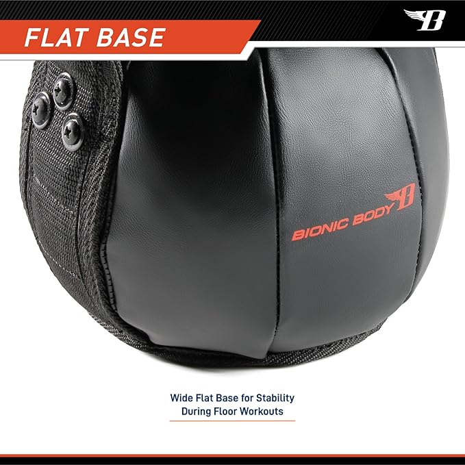 BIONIC BODY by Marcy Soft Kettlebell with Handle for Weightlifting, Conditioning, Strength and core Training