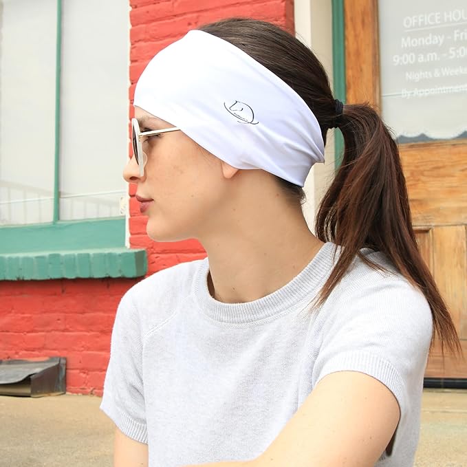 Equestrian Headbands Designed to Wick Moisture and Protect Hair Under Helmets, for Horseback Riding, Biking, and Securing Ear Buds