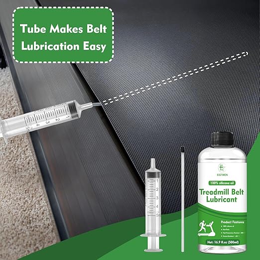 500ml Treadmill Lubricant for Belt, 100% Silicone Treadmill Oil, High Temperature Resistant Stable Treadmill Belt Lubricant, Treadmill Lube Suitable for Most Types of Treadmills