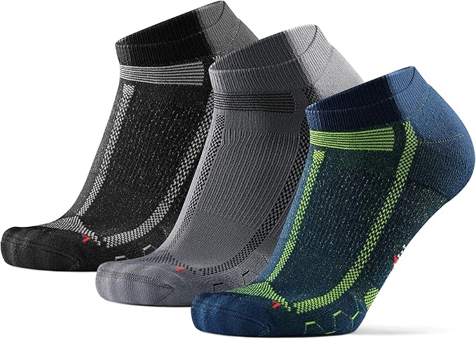 DANISH ENDURANCE Ultra-Comfort Ankle Running Socks - 3 or 5 Pack
