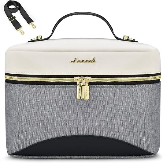 LOVEVOOK Insulated Lunch Bag for Women,Adult Lunch Box for Women,Leakproof Cooler Bag for Office Picnic Hiking Beach,Lunch Tote Bag with Adjustable Shoulder Strap