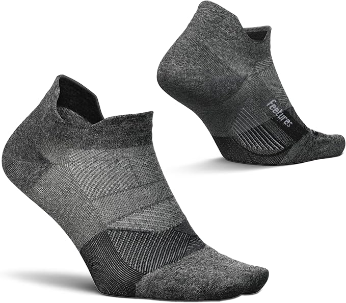 Feetures Elite Ultra Light Cushion Ankle Socks - Sport Sock with Targeted Compression