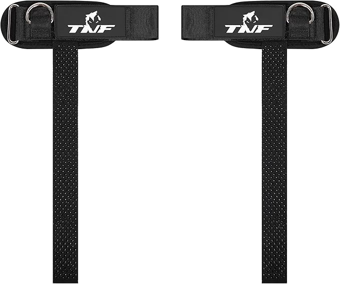 Ekkovision Weight Lifting Straps With Cuffed D Ring, Wrist Support for Men, Heavy Duty Thick Comfortable Lifting Straps, Secure Fit, Enhanced Grip, Straps for Weightlifting & Gym Training, Black