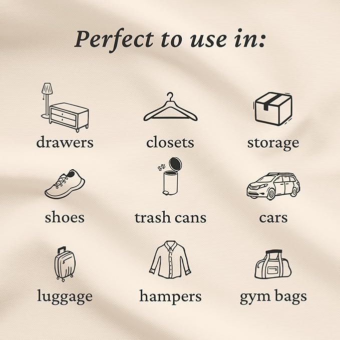 Fresh Wave Orange Odor Eliminating & Deodorizing Packs - Bag of 6 & Fresh Pod Case