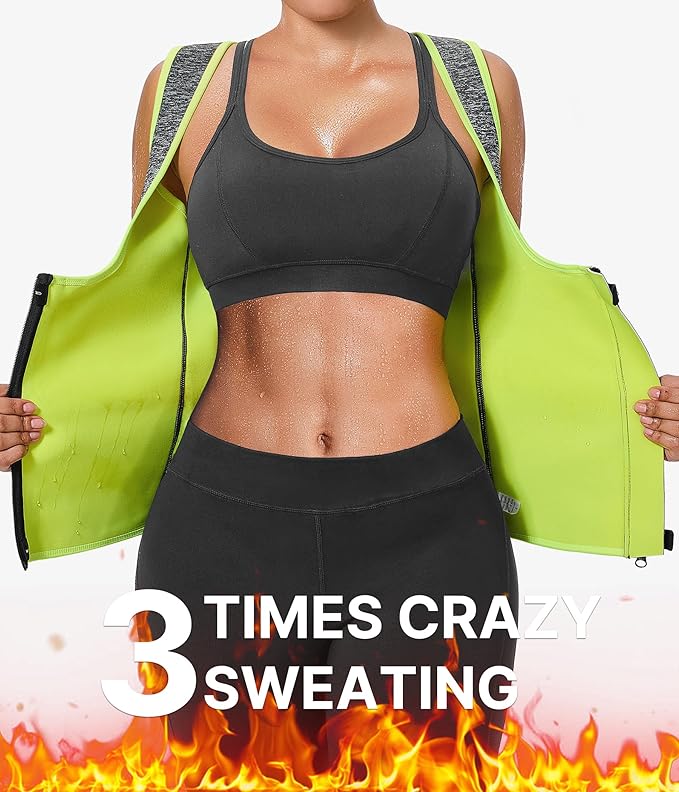 GAODI Womens' Sauna Suit Workout Sweat Body Shaper