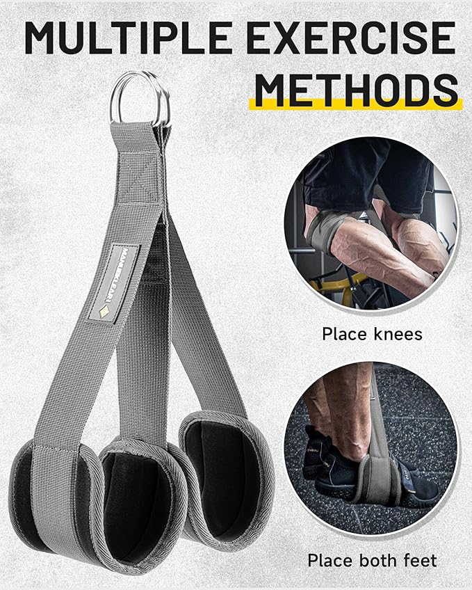 MANUEKLEAR Heavy Duty Resistance Bands for Pull Ups, Pull Up Assistance Bands with Scale Tracking Feature, Adjustable Pull Up Assist Band with Five 50-Pound Pull Up Bands and Fabric Feet/Knee Rest