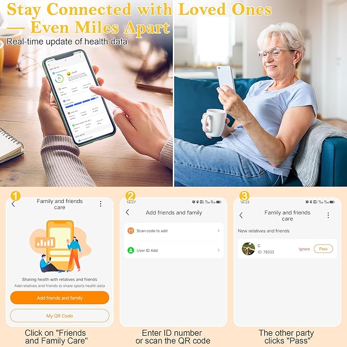 Sleep & Fitness Tracker with 2 Bands, Stylish & Ultra-Light Smart Bracelet for Women, 24/7 Heart Rate, Blood Oxygen & Stress Monitor, Waterproof Health Trackers Gifts for Girls, No Subscription（Red）