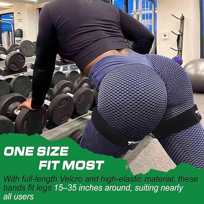 Occlusion Bands for Women Glutes & Hip Building, Blood Flow Restriction Bands BFR Bundle Booty Bands, Best Fabric Resistance Bands for Exercising Your Butt, Squat, Thigh, Fitness