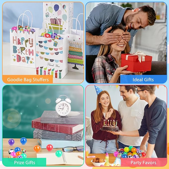 24Pack Stress Balls, Squishy Ball, Squishy Squeeze Balls Bulk Fidget for Adults, Stress Relief Balls, Party Favors, Birthday Gift, Goodie Bag Stuffers