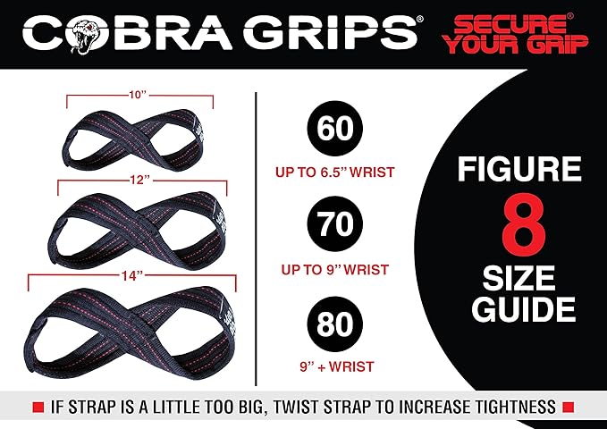 Deadlift Straps Figure 8 Loop Lifting Straps The #1 Choice for Power Lifters weightlifters workout Enthusiasts