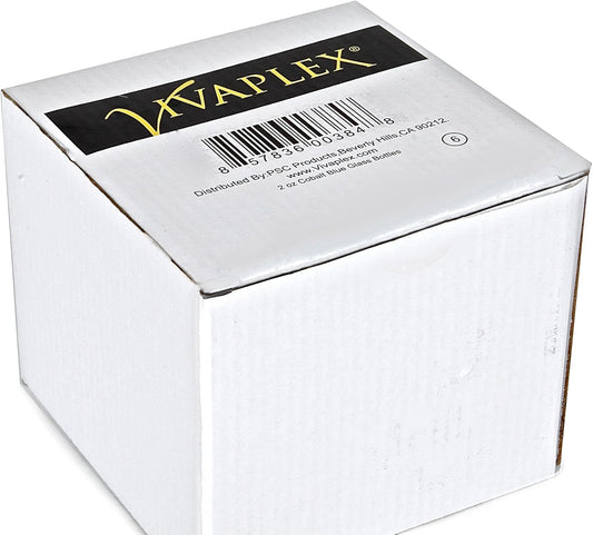 Vivaplex 6, Cobalt Blue, 2 oz Glass Bottles, with Black Fine Mist Sprayers