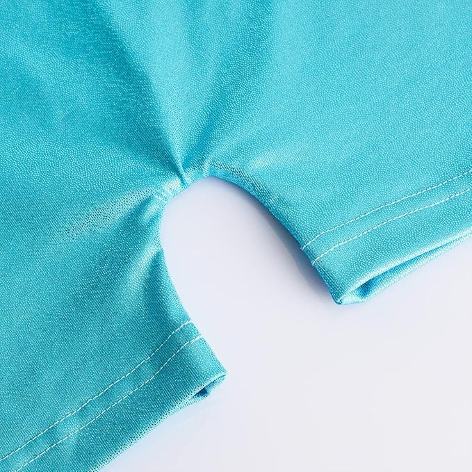 EQSJIU Leotards for Girls Gymnastics Sleeveless Sparkly Toddler Tumbling Outfits Dance Clothes Biketards for Kids 1-10 Years