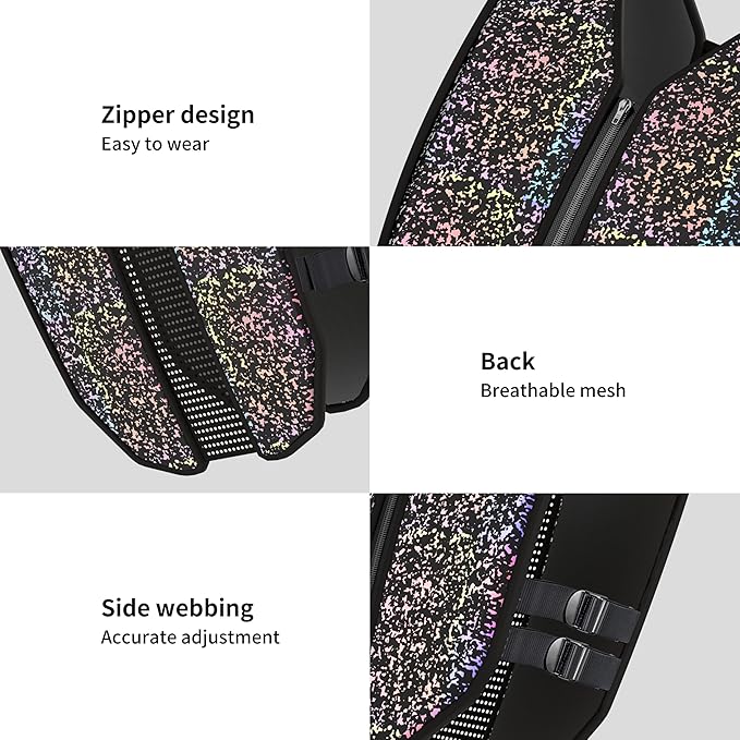 PROIRON Weighted Vest Soft Washable for Men Women Kids 6.5lbs/11lbs/17.5lbs/22lbs,Fully Reflective Running Weight Vest,No Leakage Weighted Vest for Fitness,Workout,Weight Loss,Strength Training