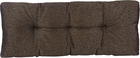 Klear Vu The Gripper Omega Non-Slip Tufted Bench Cushion for Indoor Furniture, Entryway Storage, Bay Window, Corner Nook or Piano Seat, 35 Inches, 05 Chestnut