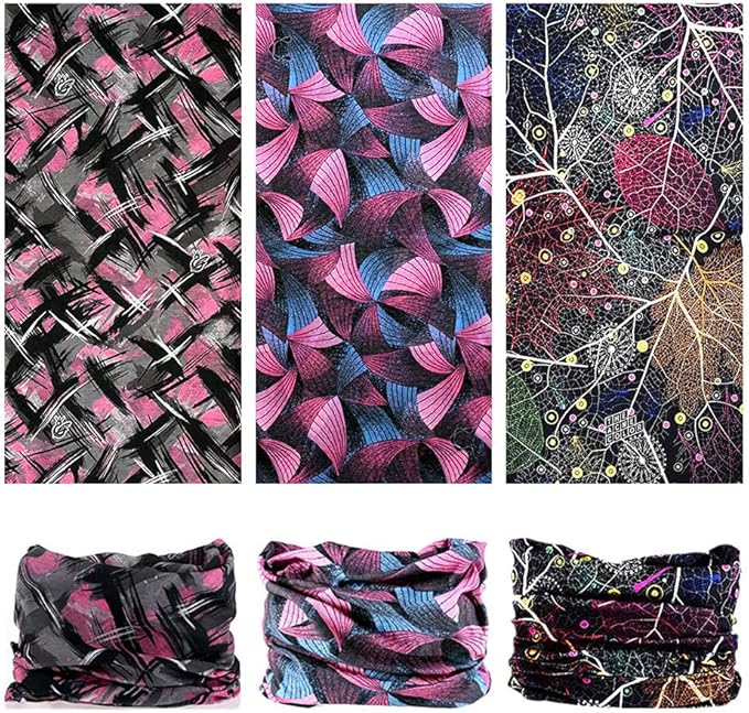 Headband Neck Gaiter Head Wrap Headwear Face Mask Magic Scarf Bandana for Men and Women
