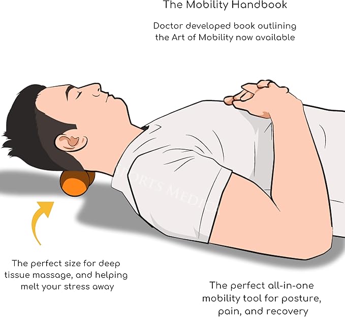 Peanut Massage Ball - Double Lacrosse and Peanut Ball Therapy | Trigger Point Deep Tissue Exercise | Back Muscle Foam Roller for Myofascial Release | Suboccipital Spine Device - Pressure Point