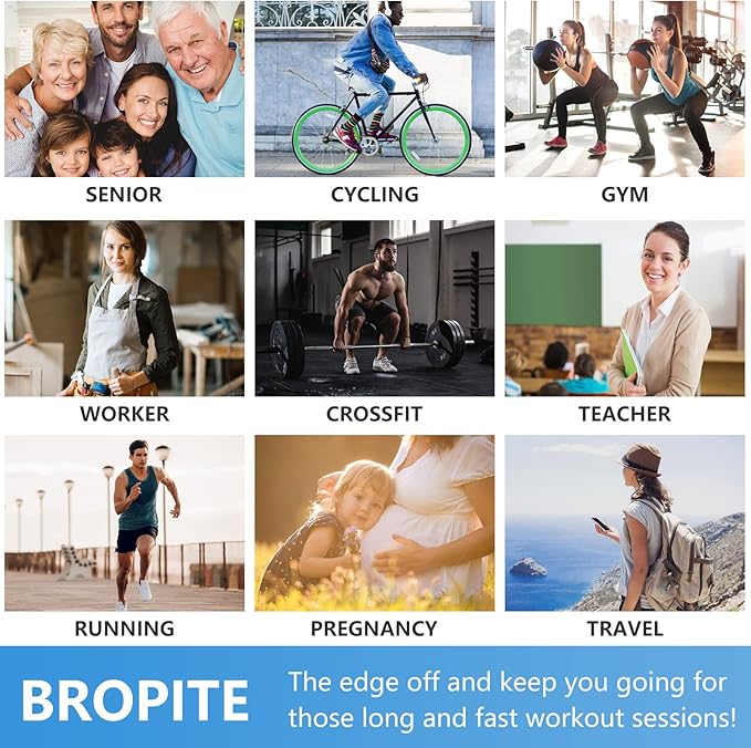 bropite Compression Socks for Women & Men Circulation-Support Knee High Socks 20-30 mmhg-Best for Running,Medical,Nurse,Travel