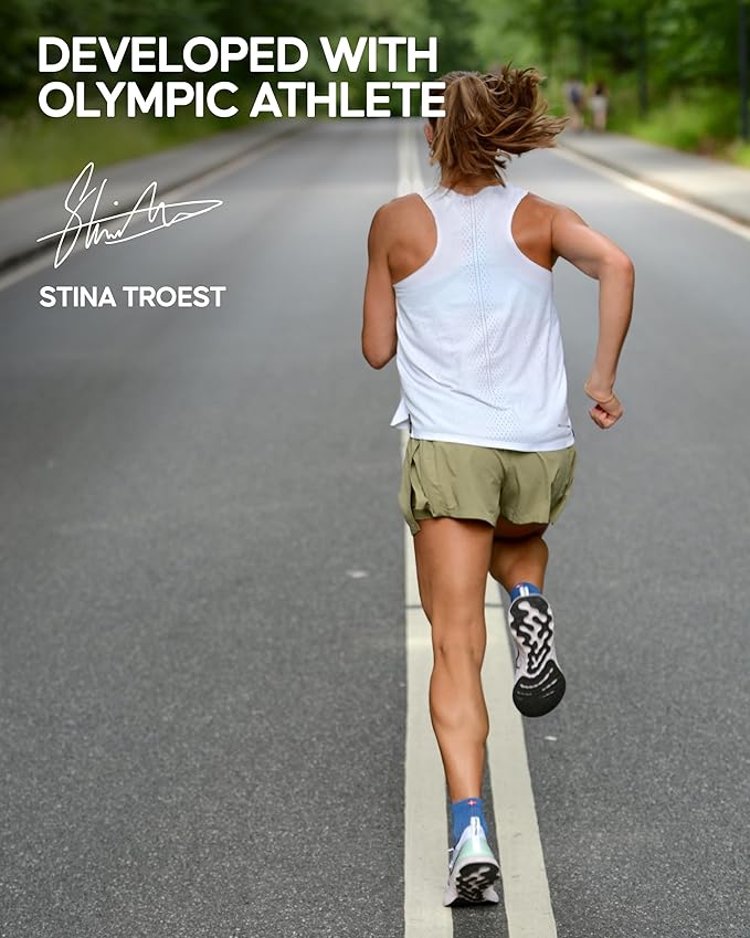 DANISH ENDURANCE Ultra-Comfort Quarter Running Socks, Performance Socks, Men & Women - 3 or 5 Pack