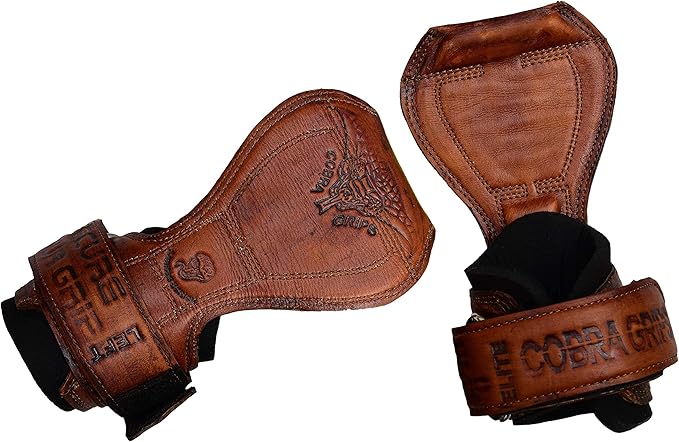 Cobra Grips PRO Weight Lifting Gloves Heavy Duty Straps Alternative Power Lifting Hooks for Deadlifts Adjustable Neoprene Padded Wrist Support Bodybuilding