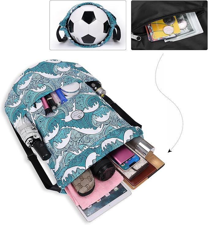 HUA ANGEL Drawstring Backpack Bag, Sport Gym Sackpack Lightweight Small Gym Bag for Men Women Pull String Sport Beach Bag