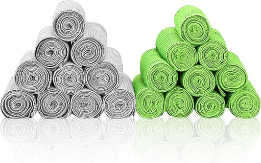 Cooling Towel 20 Pack (40"x12") Ice Towels, 160GSM Soft Breathable, Super Absorbent, Quick Cold Towel, for Bowling, Yoga, Travel, Camping, Golf, Football, Hiking, Outdoor Work