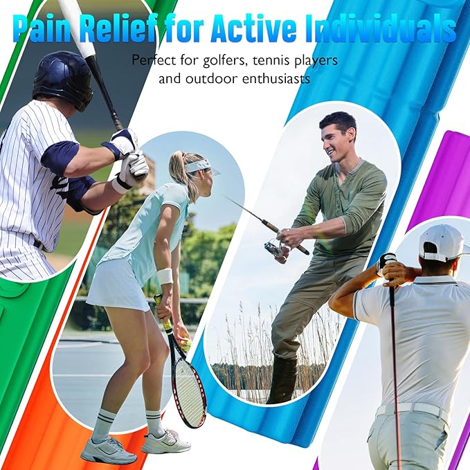 FitBeast Flex Therapy Bar, Tennis Elbow Therapy Bar - Ideal for Relieve Tendonitis Pain & Improve Grip Strength, Fitness Resistance Bar for Golfers Elbow & Tendinitis, Twist Bar for Physical Therapy