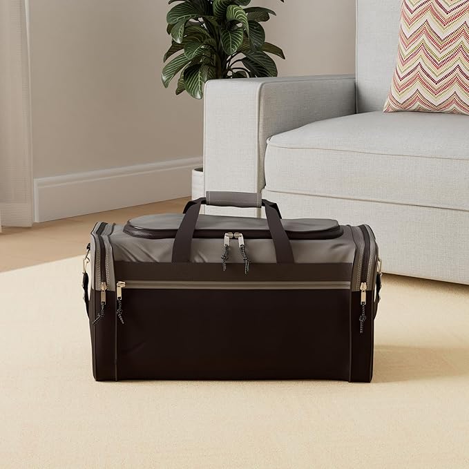 DALIX 25" Extra Large Vacation Travel Duffle Bag (Black, Grey, Navy Blue, Red, Camo)