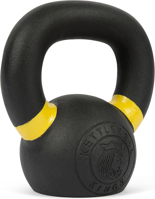 Kettlebell Kings Powder Coated Kettlebell Weights - 9-97 lb Strength Training Kettlebells for Men and Women - Hand Weights Workout Gym Equipment - Weights Set for Home Gym- New