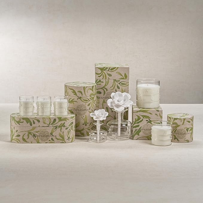 Zodax Mini Grand Casablanca Porcelain Diffuser, Lily of the Valley