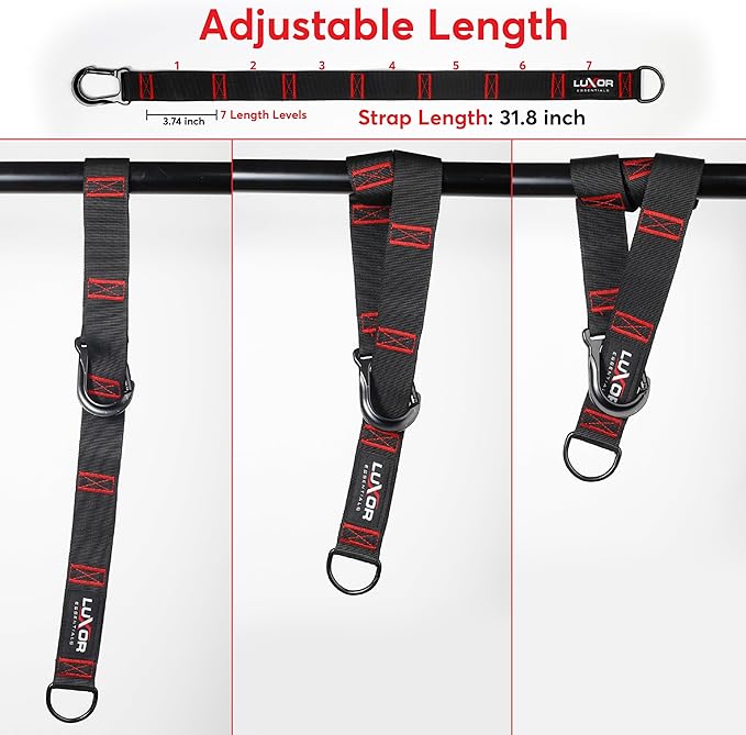 Pull Up Assistance Bands 260lbs - 4 Heavy Duty Assisted Pull Up Bands - Adjustable Strength Resistance Band Pull Up Assist, Training Equipment with Foot Rest, Bar Band for Home & Gym