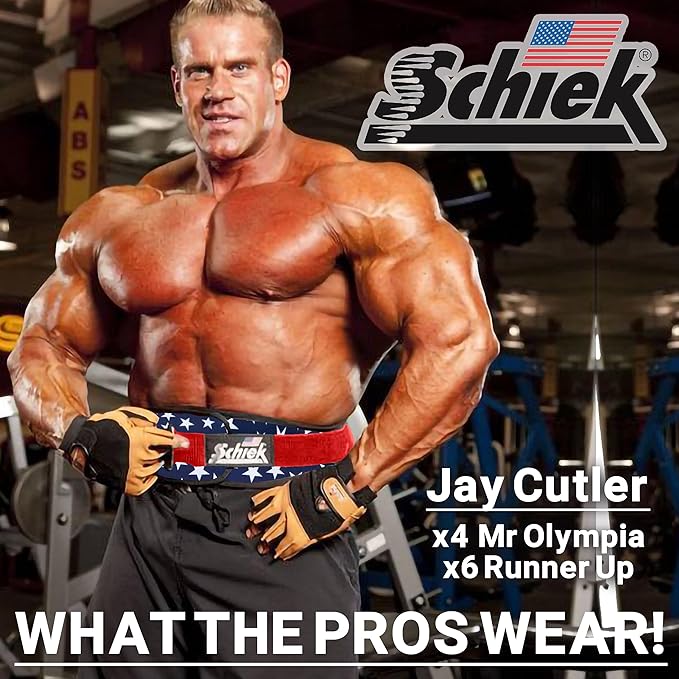 Schiek Sports 2006 Nylon 6 Inches Weight Lifting Belt - Support Belt for Power Lifting