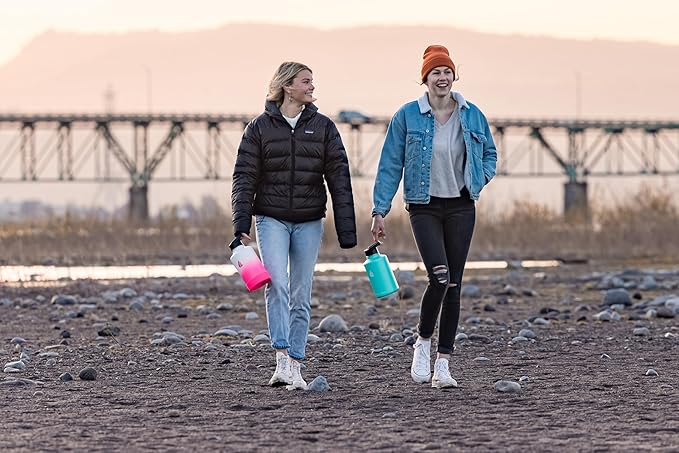 HYDRO CELL Stainless Steel Insulated Water Bottle with Straw - For Cold & Hot Drinks - Metal Vacuum Flask with Screw Cap and Modern Leakproof Sport Thermos for Adults (Teal 64oz)