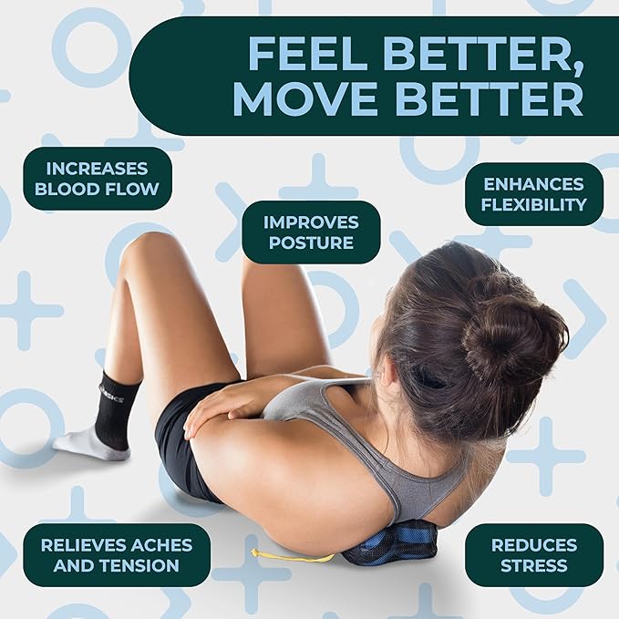 Yoga Deep Tissue Massage Ball Set – Myofascial Release Balls for Feet, Back, Neck, Legs & Arms – Trigger Point & Mobility Therapy (2-Pack)