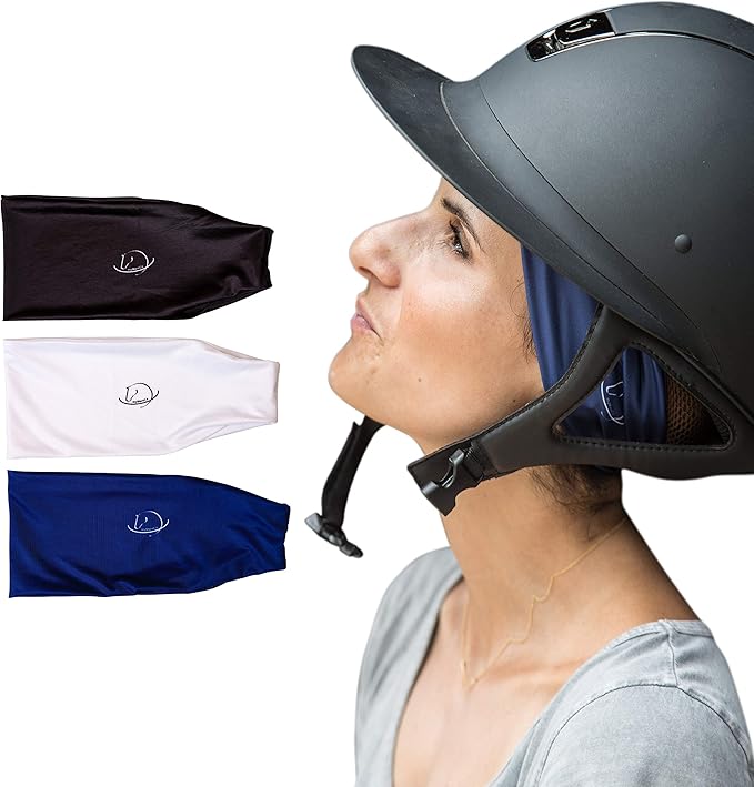 Equestrian Headbands Designed to Wick Moisture and Protect Hair Under Helmets, for Horseback Riding, Biking, and Securing Ear Buds